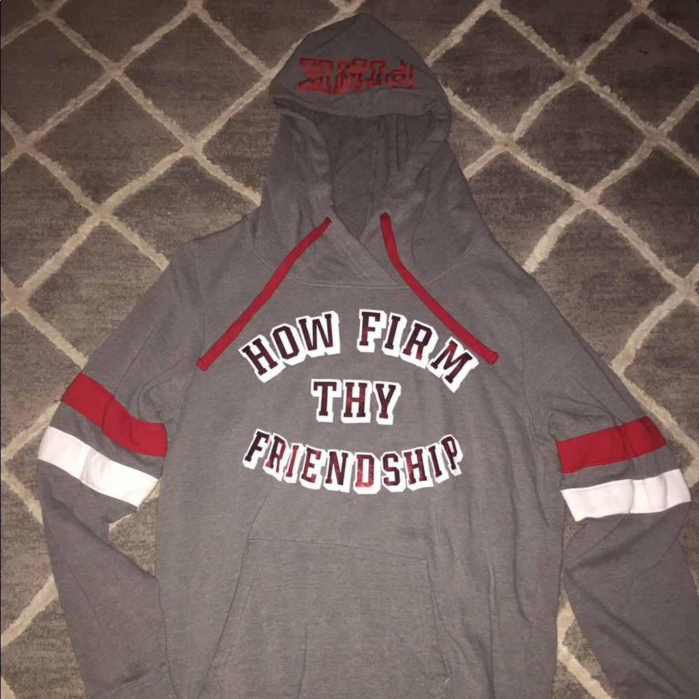 Ohio state hooded sweatshirt.
